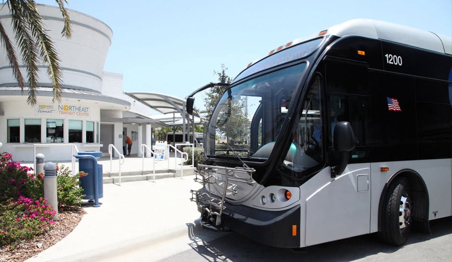 A Ft. Lauderdale transit bus
