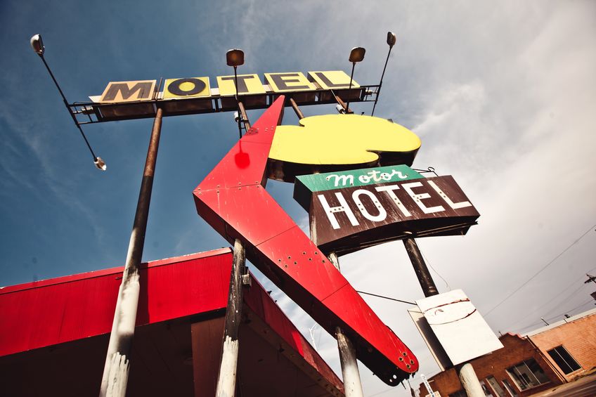 Picture of old motel