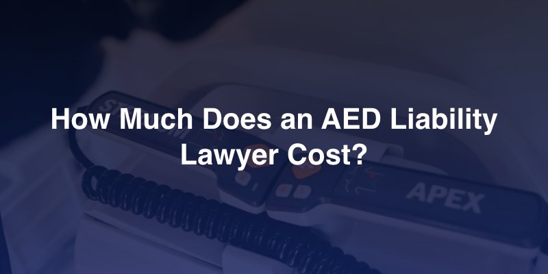 How Much Does an AED Liability Lawyer Cost?